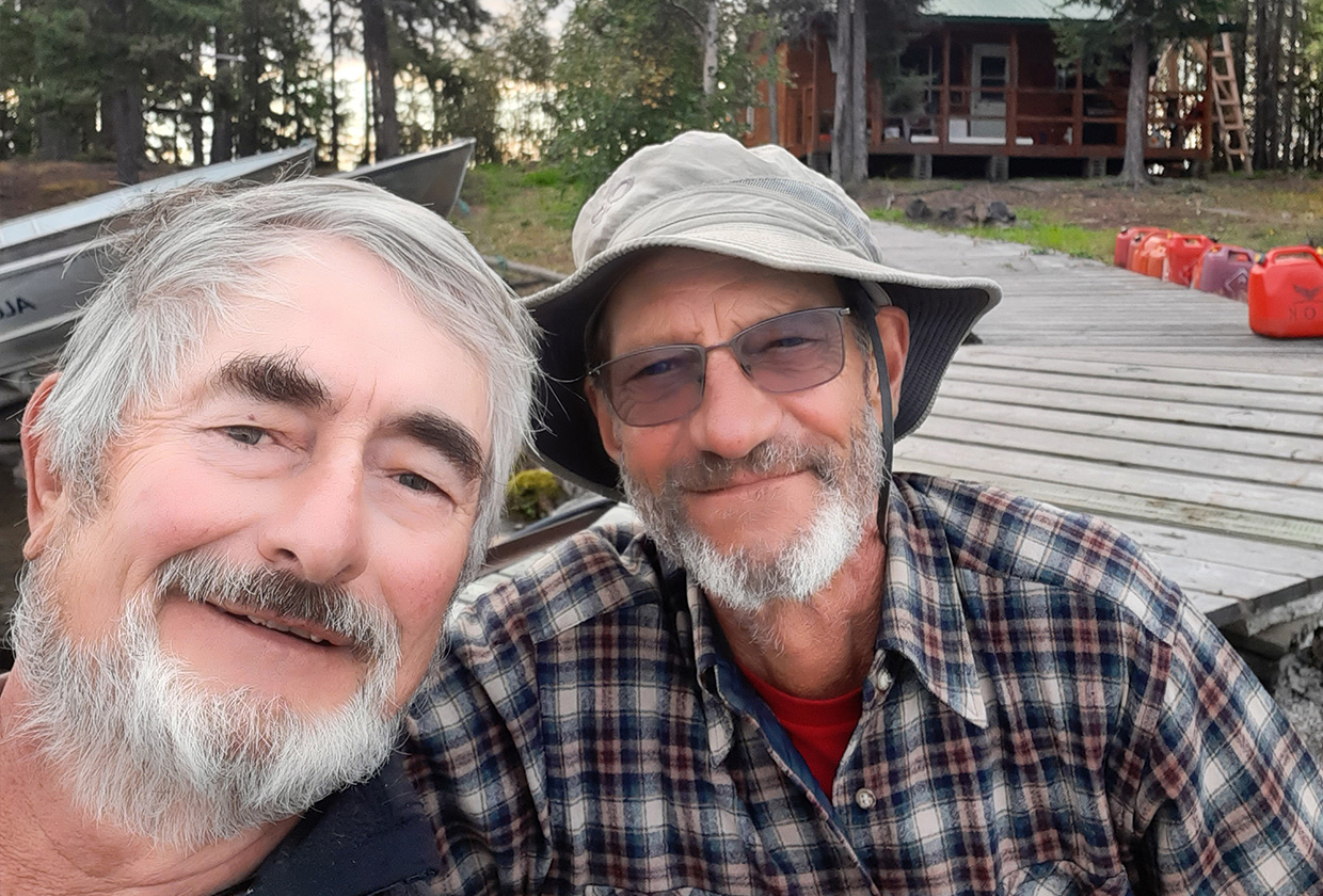 Boone Vuletich & Pat Barenberg at Siers Lake