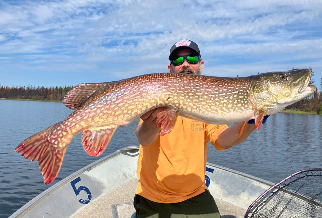 Neil with a huge pike