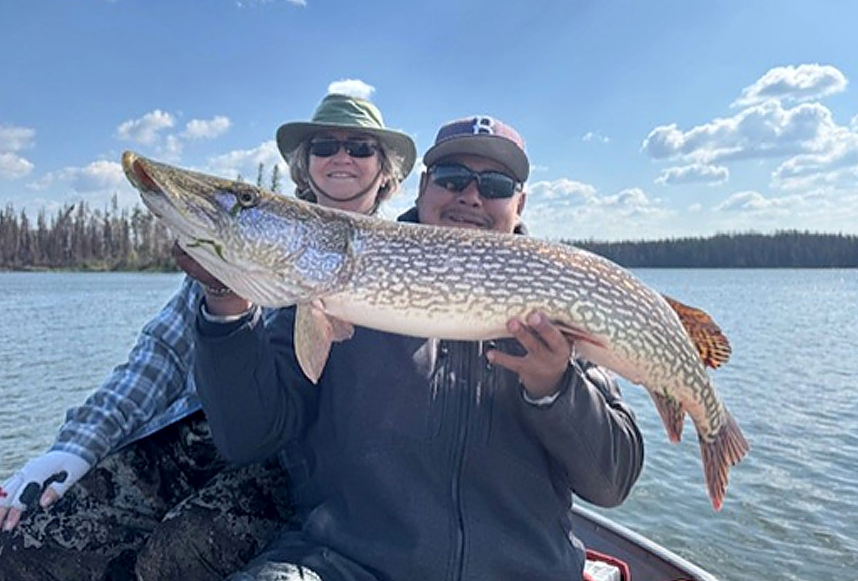 Terry caught a few of his own