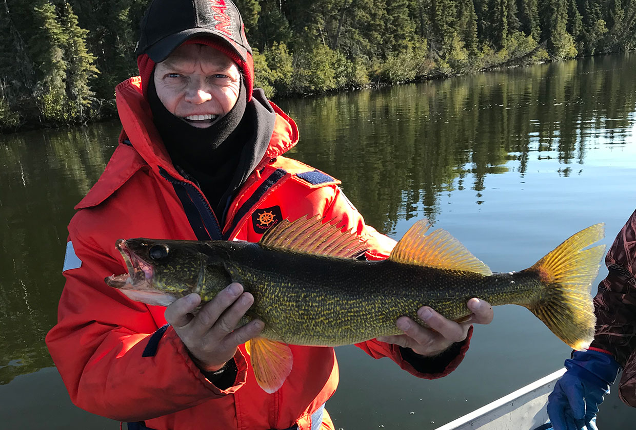 John with Big Walleye