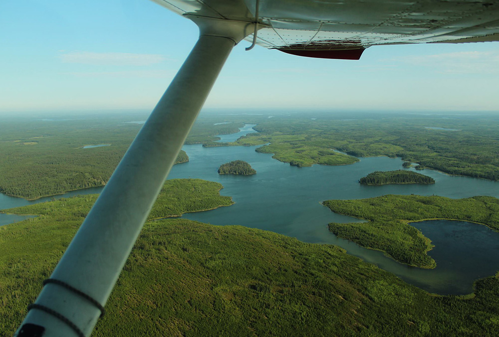 Aerial View over Kississing Area