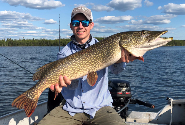 Nevin O'Donnell with a Giant Pike